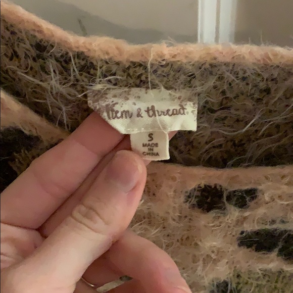 cheetah print sweater - Picture 2 of 2